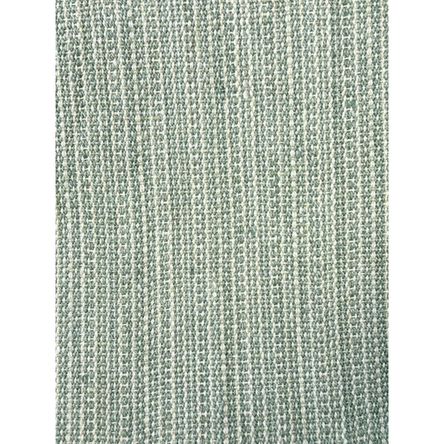 Three 8” inch broad stripes of leopard embroidery set in three fields of 17.25” each across the seamed width of 51.5”. The...