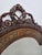 Rococo Antique French Rococo Revival Giltwood Mahogany Crest Mirror For Sale - Image 3 of 10