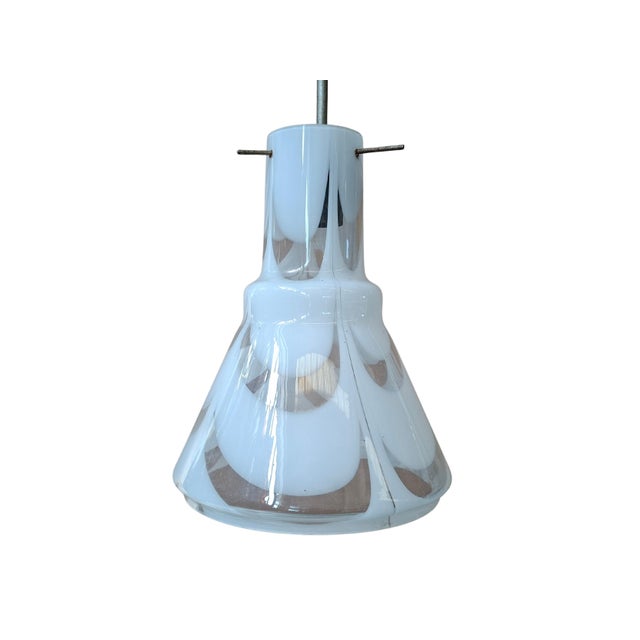 Vintage Blown Glass Pendant, 1970s For Sale - Image 9 of 9