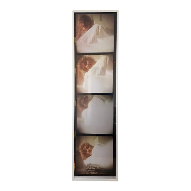 Marilyn Monroe — “White Sheets” Large Scale Contact Sheet, After Douglas Kirkland For Sale