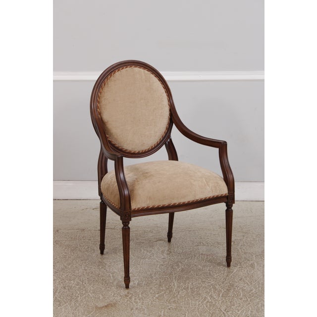 Age: Approx: 25 Years Old Details: Fine Carved Details Quality Construction French Style Fluted & Tapered Legs Offered @...
