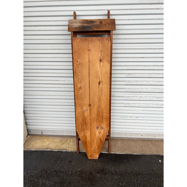 American Antique Primitive Folding Ironing Board For Sale - Image 3 of 7