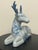 Late 20th Century Thai Blue and White Ceramic Deer For Sale - Image 9 of 18