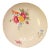 Antique 19th Century Meissen Porcelain Saucer Dish With Floral Decoration and Bright Yellow Ground on the Back For Sale