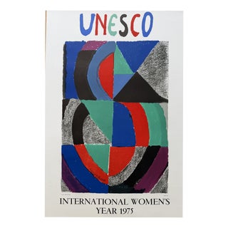 Sonia Delaunay, UNESCO International Women's Year, 1975, Lithograph For Sale