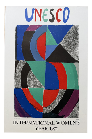 Sonia Delaunay, UNESCO International Women's Year, 1975, Lithograph