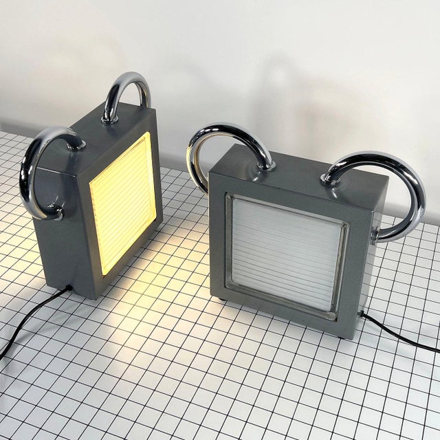 Topolino Table Lamp by Matteo Thun for Bieffeplast, 1980s, in Good conditions. Designed 1980 to 1989 This piece has an...