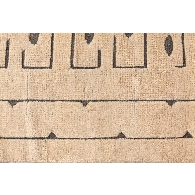 Mid-Century Modern Modern Swedish Skvattram Style High-Low Wool Rug by Doris Leslie Blau For Sale - Image 3 of 9