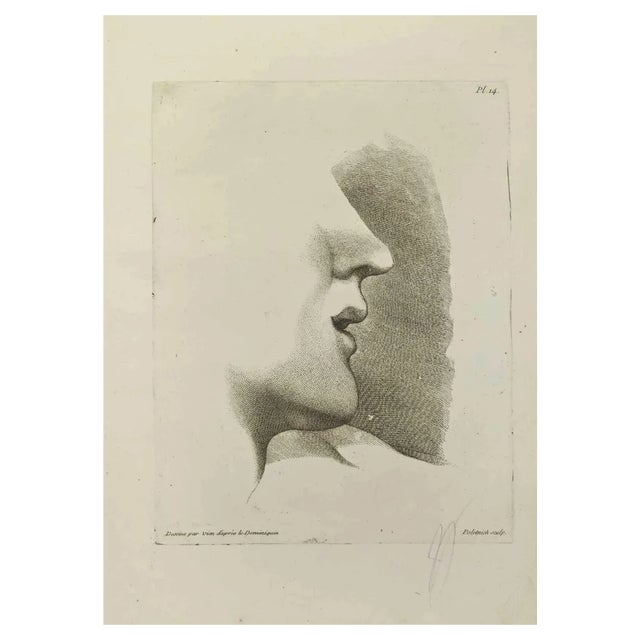 Jean François Poletnich, Portrait, Etching, 1755 For Sale