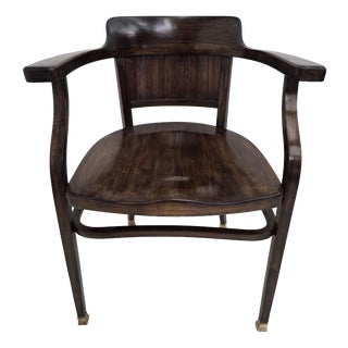 Fischel Armchair Model 6048 After Otto Wagner, Austria, C. 1900 by Otto Wagner for Fischel, 1890s For Sale