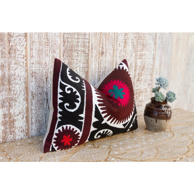 Lola Gul Suzani Lumbar Pillow For Sale - Image 4 of 9