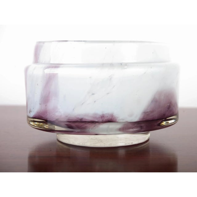 Glass Bowl by Frantisek Koudelka for Glasswork Prachen, 1970s For Sale - Image 6 of 12