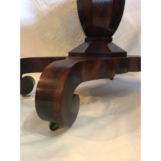 19th Century 19th Century Empire Mahogany Game Table For Sale - Image 5 of 13