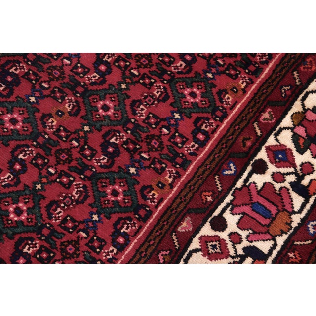 Shabby Chic Shabby Chic Tabriz Red/Beige Wool Rug - 6'9'' X 9'11'' For Sale - Image 3 of 10