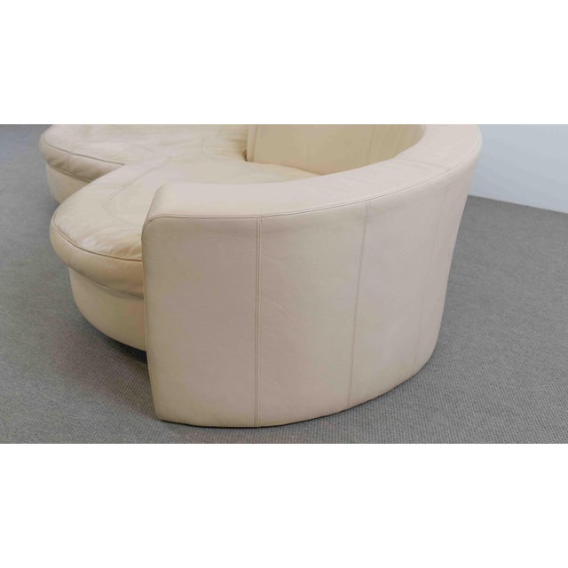Eves Island Cream Four-Seater Sofa in Leather from Bretz, 2000s For Sale - Image 13 of 18