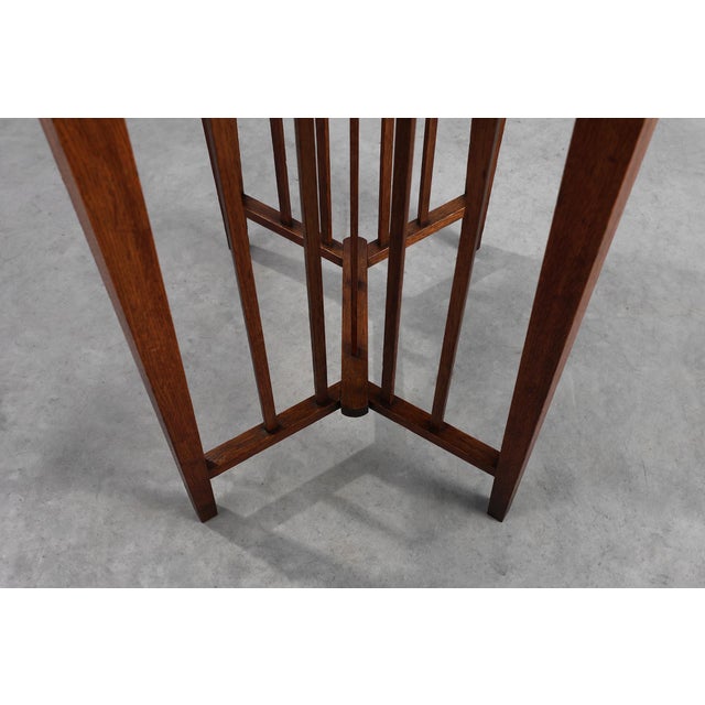 Arts and Crafts Oak Side Table, United Kingdom, 1900s For Sale - Image 13 of 17