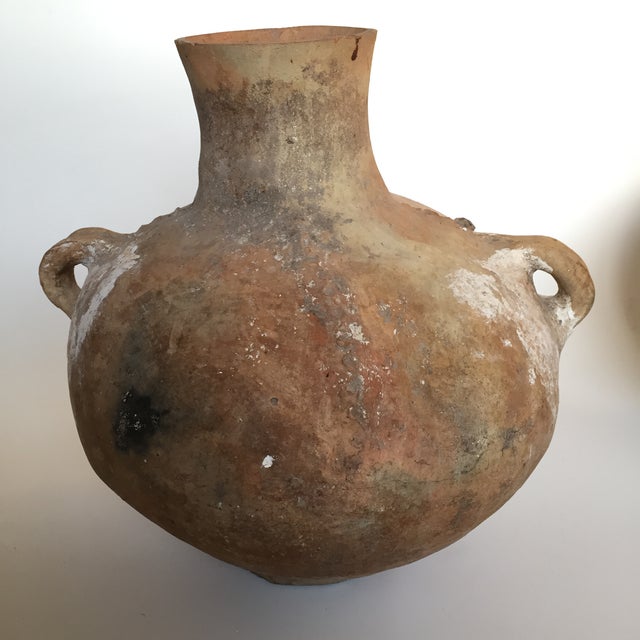 Ceramic Ancient Amphorae Pottery Vessels - a Pair For Sale - Image 7 of 13
