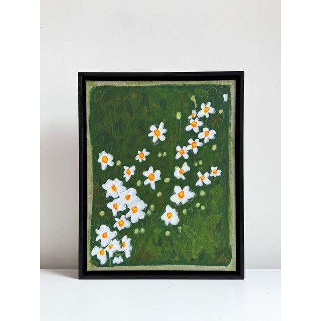 Original impressionist floral painting by New York City artist Louis Venturelli. This painting is of Japanese Anemones...