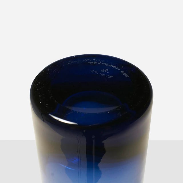 Mid-Century Modern 1960s Cylindrical Vase by Per Lutken For Sale - Image 3 of 3