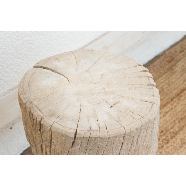 Rustic Wabi Sabi Driftwood Round Table For Sale - Image 3 of 6