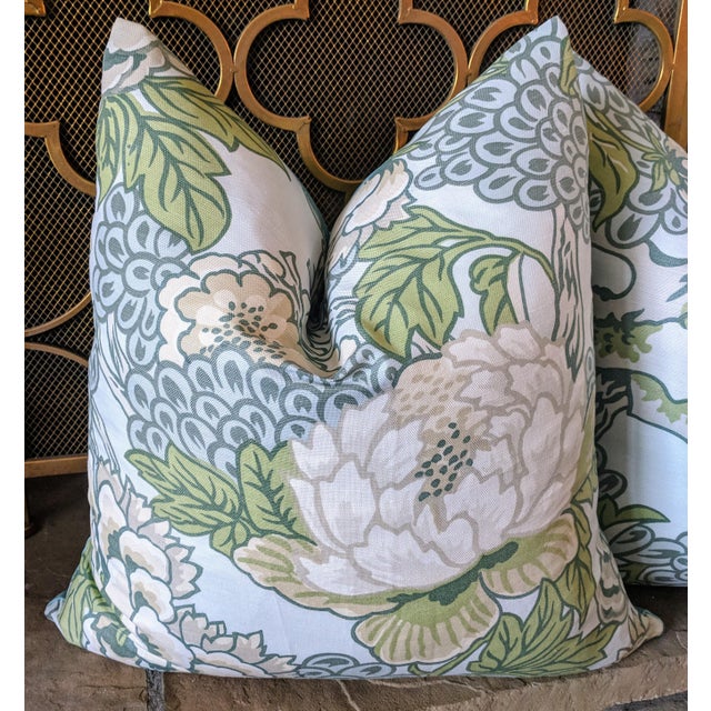Chinoiserie Honshu By Thibaut Pillows A Pair Chairish