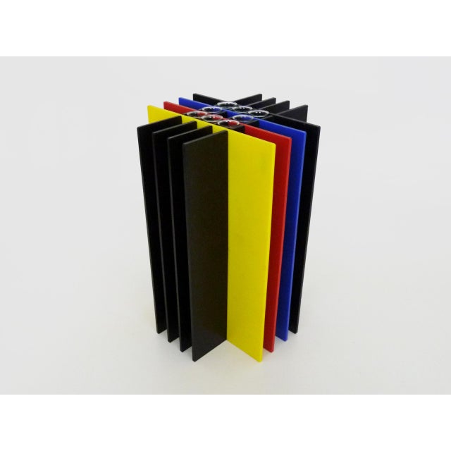 1980s Vase in Acrylic Glass from Reg Design Amsterdam, 1980s For Sale - Image 5 of 11