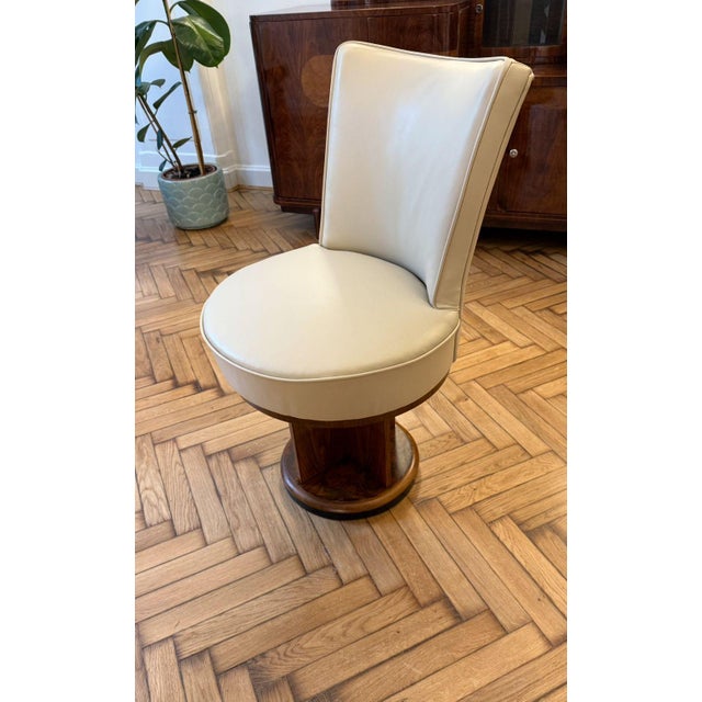Modern French Art Deco Hocker, 1930s For Sale - Image 3 of 7