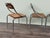 Italian Chairs in Chromed Metal and Vienna Straw, 1970s, Set of 4 For Sale - Image 6 of 14