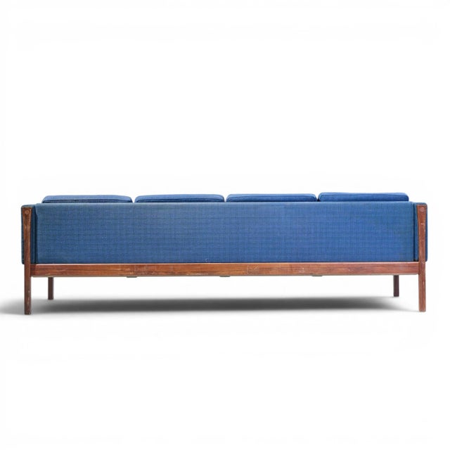 Hans Wegner for Ap Stolen Ap62 Mid Century Rosewood 4 Seater Sofa For Sale In Chicago - Image 6 of 9