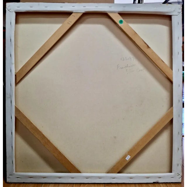 Bottle Green "A Frenchman and His Cow" by Suzanne Etienne For Sale - Image 8 of 9