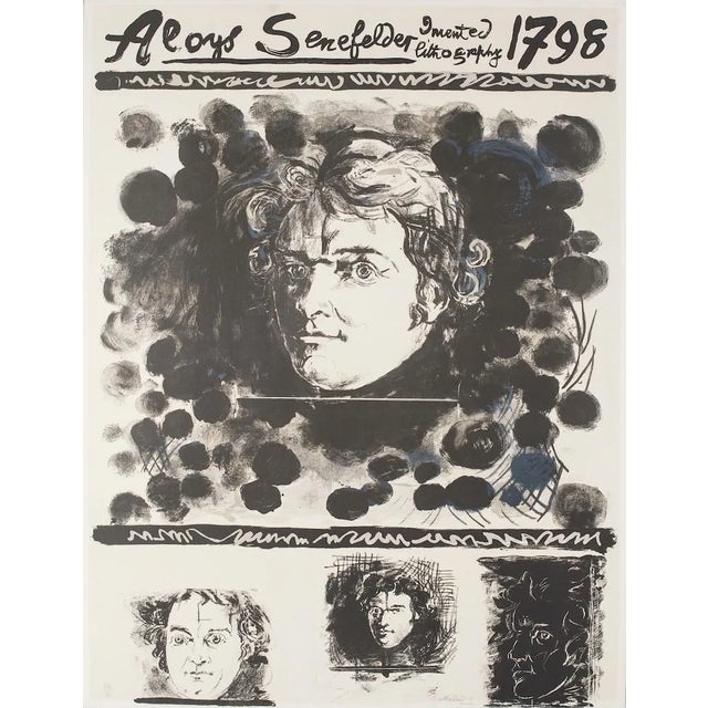 Graham Sutherland - Portrait - Original Lithograph - 1972 For Sale