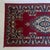 Red Middle Eastern Rug, 1950s For Sale - Image 8 of 9
