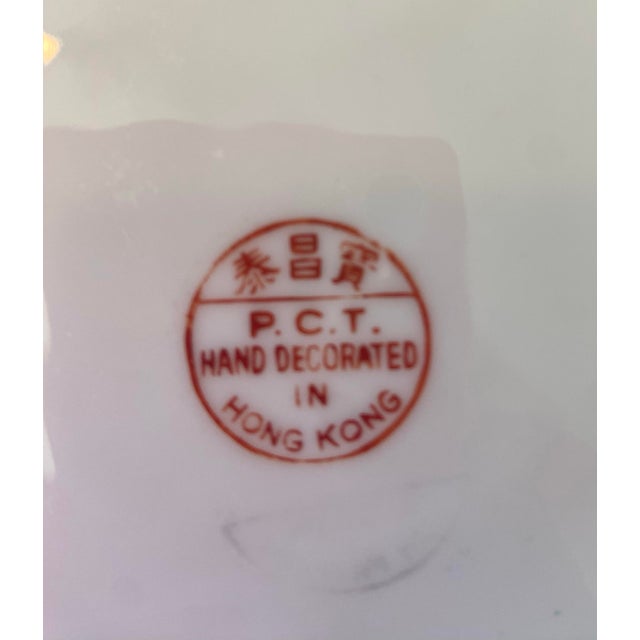 Antique Famille Rose Medallion Plates- 17 Piece Set For Sale - Image 12 of 12