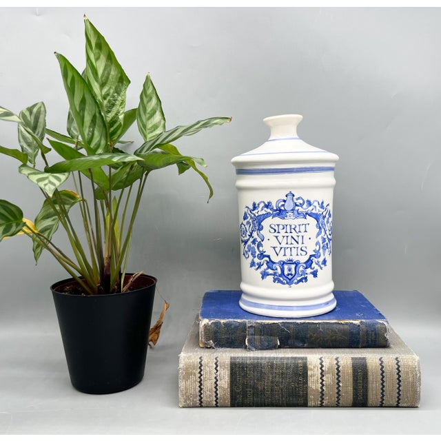 Beautiful, 1970s Paul Masson ceramic brandy decanter featuring an original design by Spanish-born California artist José...