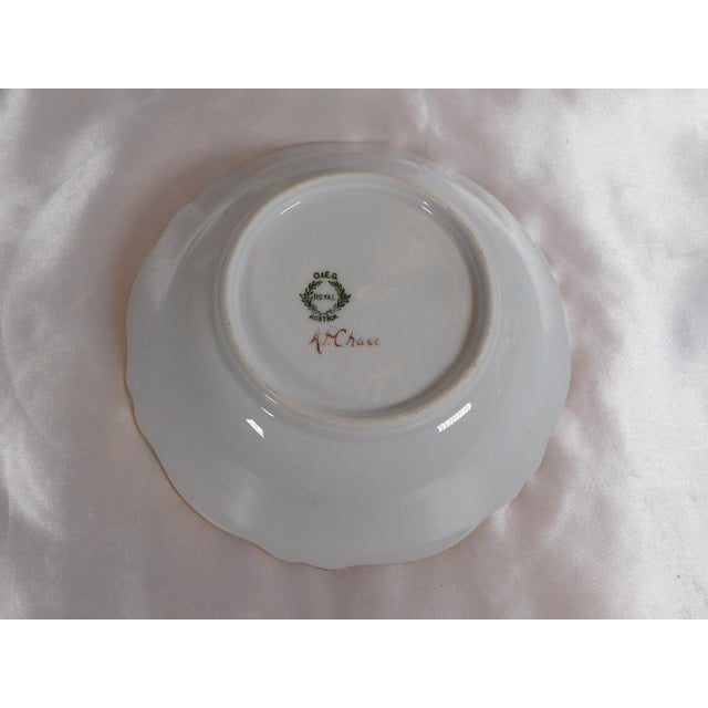 Contemporary 1950s Signed Oe&g Royal Austria Serving Bowl For Sale - Image 3 of 4