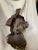 Antique French Art Nouveau Cast Iron Bust of a "Coquette" After Pablo Rigual For Sale - Image 6 of 13