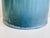Studio Ceramic Vase with Anthracite-Turquoise Gradient Glaze from Lu and Gerd Grove, Germany, 1960s For Sale - Image 4 of 18