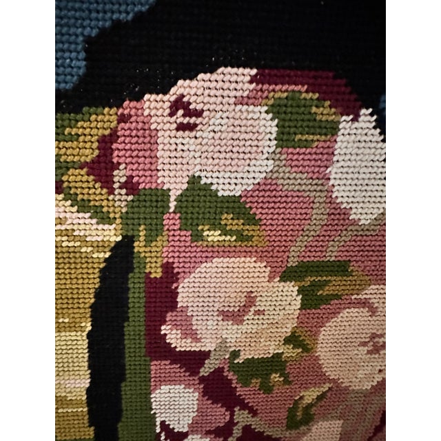 Needlepoint of Asian Woman For Sale In Miami - Image 6 of 8