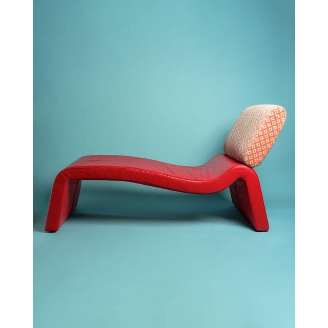 Onda Chaise Lounge in Leather from Cor, 1980s For Sale - Image 11 of 12