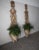 Late 19th Century 8ft Tall Pair of Antique European Wood Jardiniere Garden Planters For Sale - Image 5 of 12