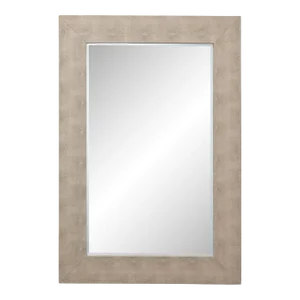 Lifestyle by JY Structure Rectangle Mirror in Ivory
