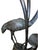 LaBarge Bronze Crane & Lily Pad Glass Top Console Table. u.s.a Late 20th Century For Sale In Los Angeles - Image 6 of 10