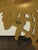 Large 49" Tall Vintage French Country Syroco Gold Flower Wall Plaque Picture For Sale - Image 18 of 18