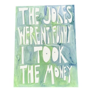 The Jokes Weren't Funny Painting by Virginia Chamlee For Sale