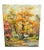 Impressionist 1960s Painting: Impressionist Autumn Landscape With Cottage For Sale - Image 3 of 12