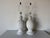 Hollywood Regency Vintage Coastal Plaster Pineapple Table Lamps – A Pair For Sale - Image 3 of 13