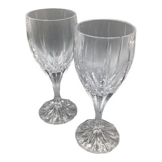 Mikasa Berkeley Wine Glasses - Pair For Sale