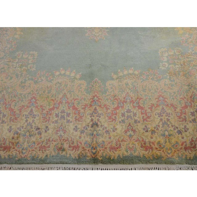 Textile Early 20th Century Kirman Rug For Sale - Image 7 of 10