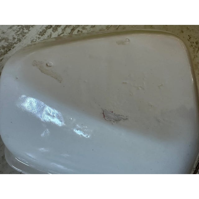 Vintage Green Royal Haeger Mid-Century Gondola Serving Dish for Dips For Sale - Image 9 of 13