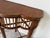 Brown Vintage Milling Road for Baker Bamboo & Rattan Demi-Lune Console Table For Sale - Image 8 of 12